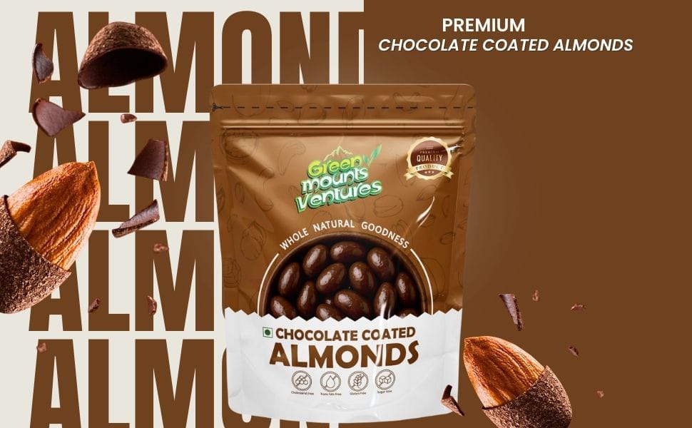 Premium Chocolate Coated Almonds – Crunchy & Decadent